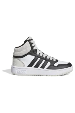 Sneakers bianche alte con lacci Adidas HOOPS 3.0 MID K