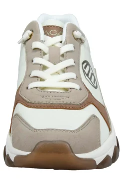 Sneakers Bianche Beige e Cuoio Bagatt D45AJL015569