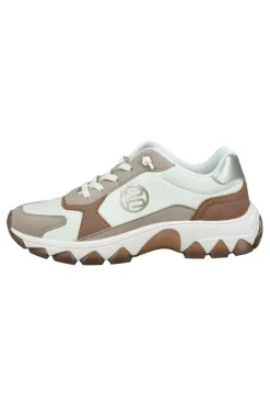 Sneakers Bianche Beige e Cuoio Bagatt D45AJL015569