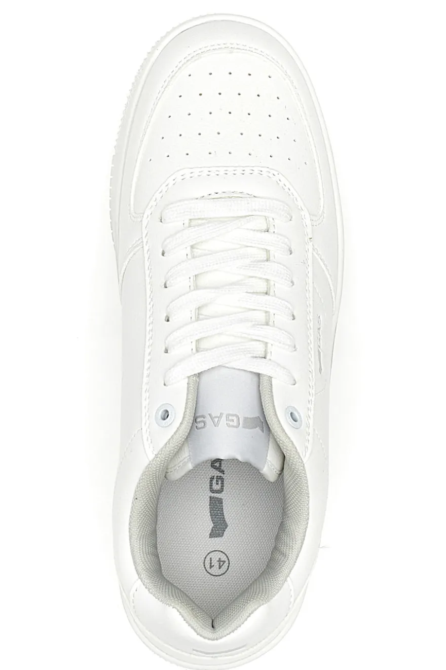 Sneakers Bianche Blu Gas Kevin