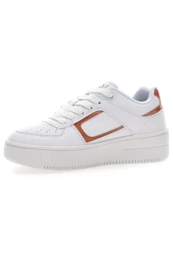 Sneakers Bianche Champion Foul Play Plat Metal