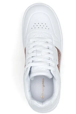 Sneakers Bianche Champion Rebound Platform Sparkle
