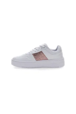 Sneakers Bianche Champion Rebound Platform Sparkle