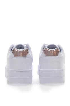 Sneakers Bianche Champion Rebound Platform Glitter