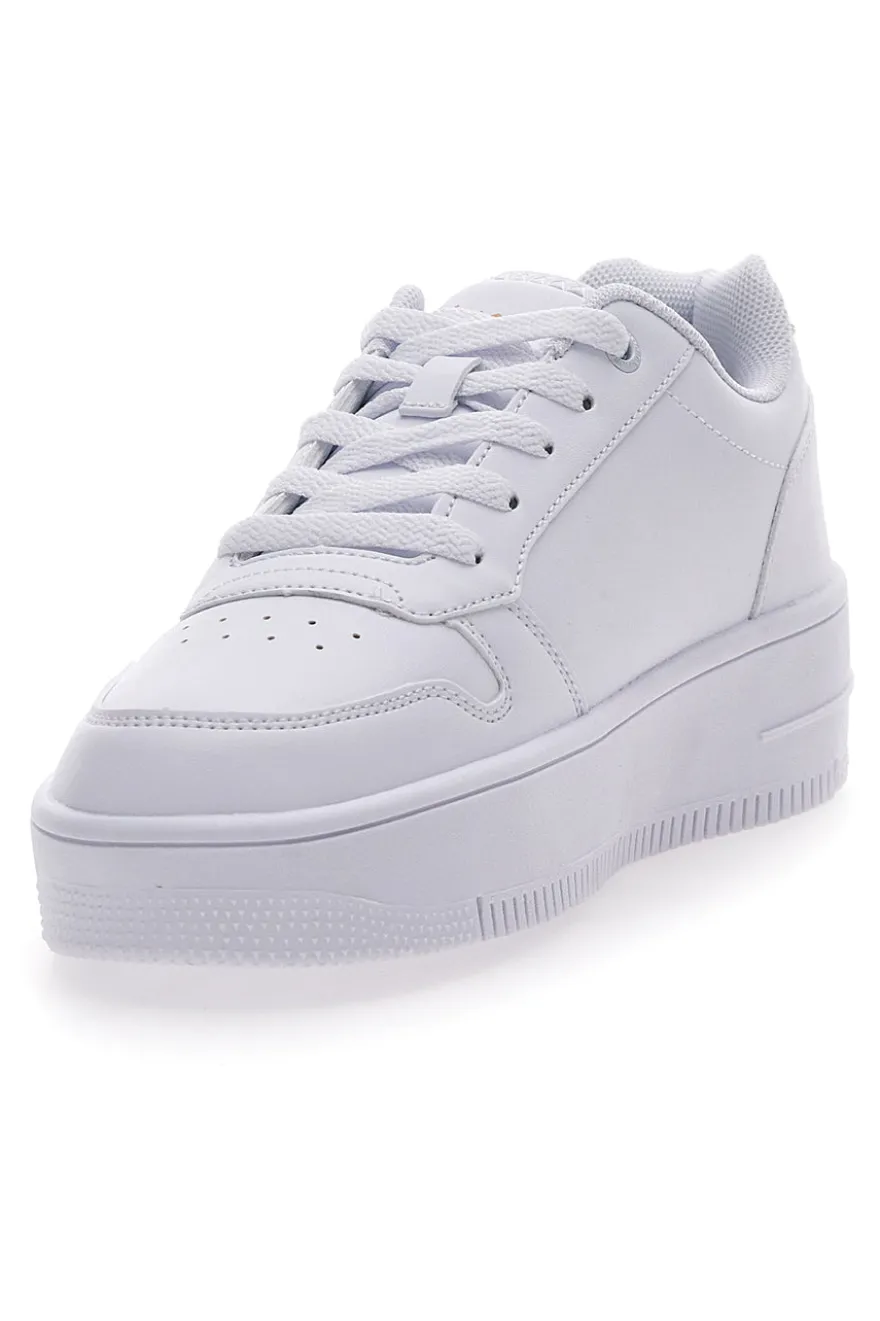 Sneakers Bianche Champion Rebound Platform Glitter