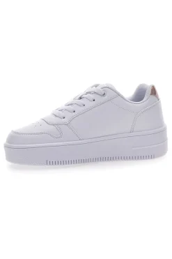 Sneakers Bianche Champion Rebound Platform Glitter