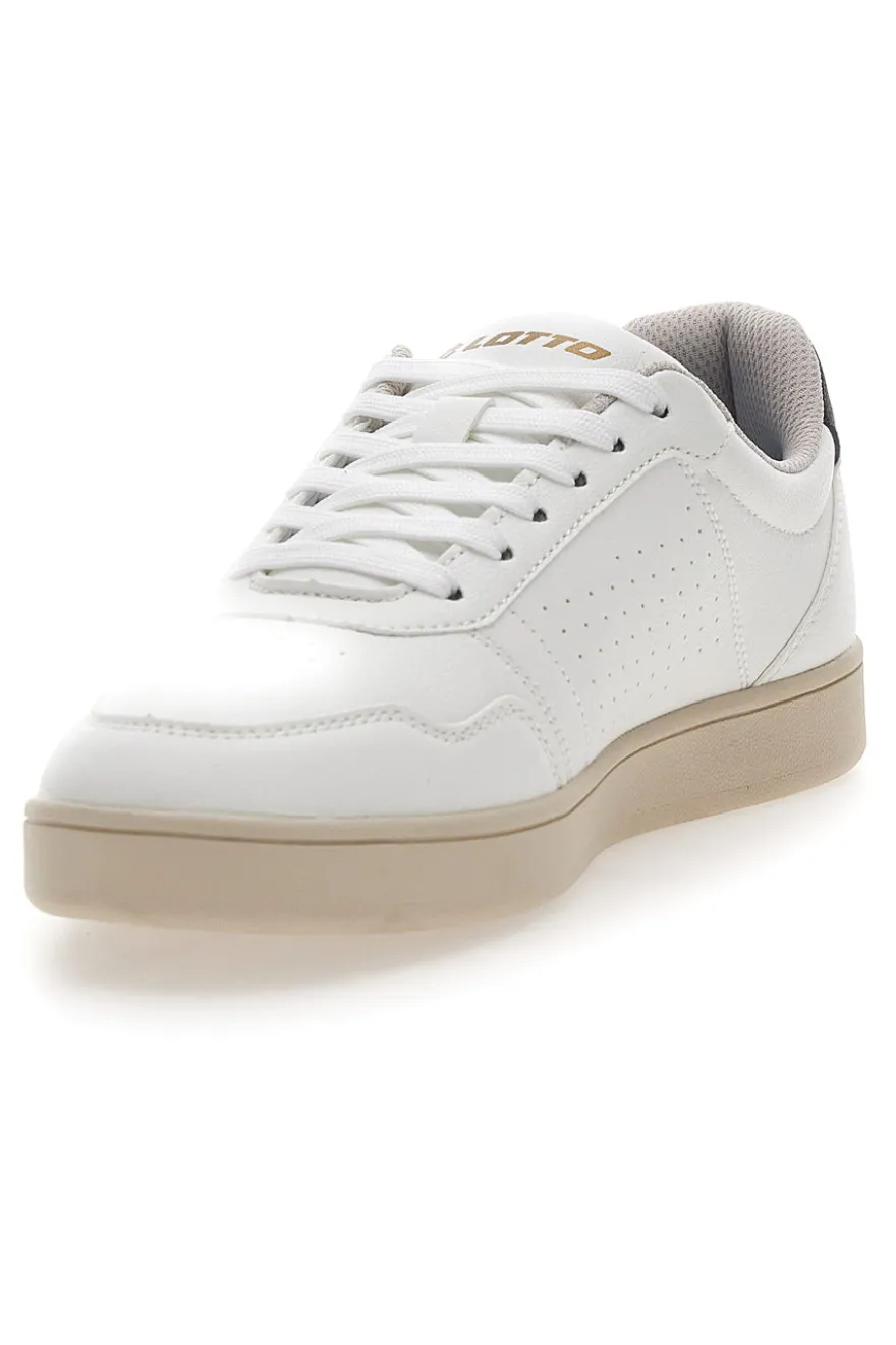 Sneakers Bianche Con Air Memory Foam Lotto Amf II Pu