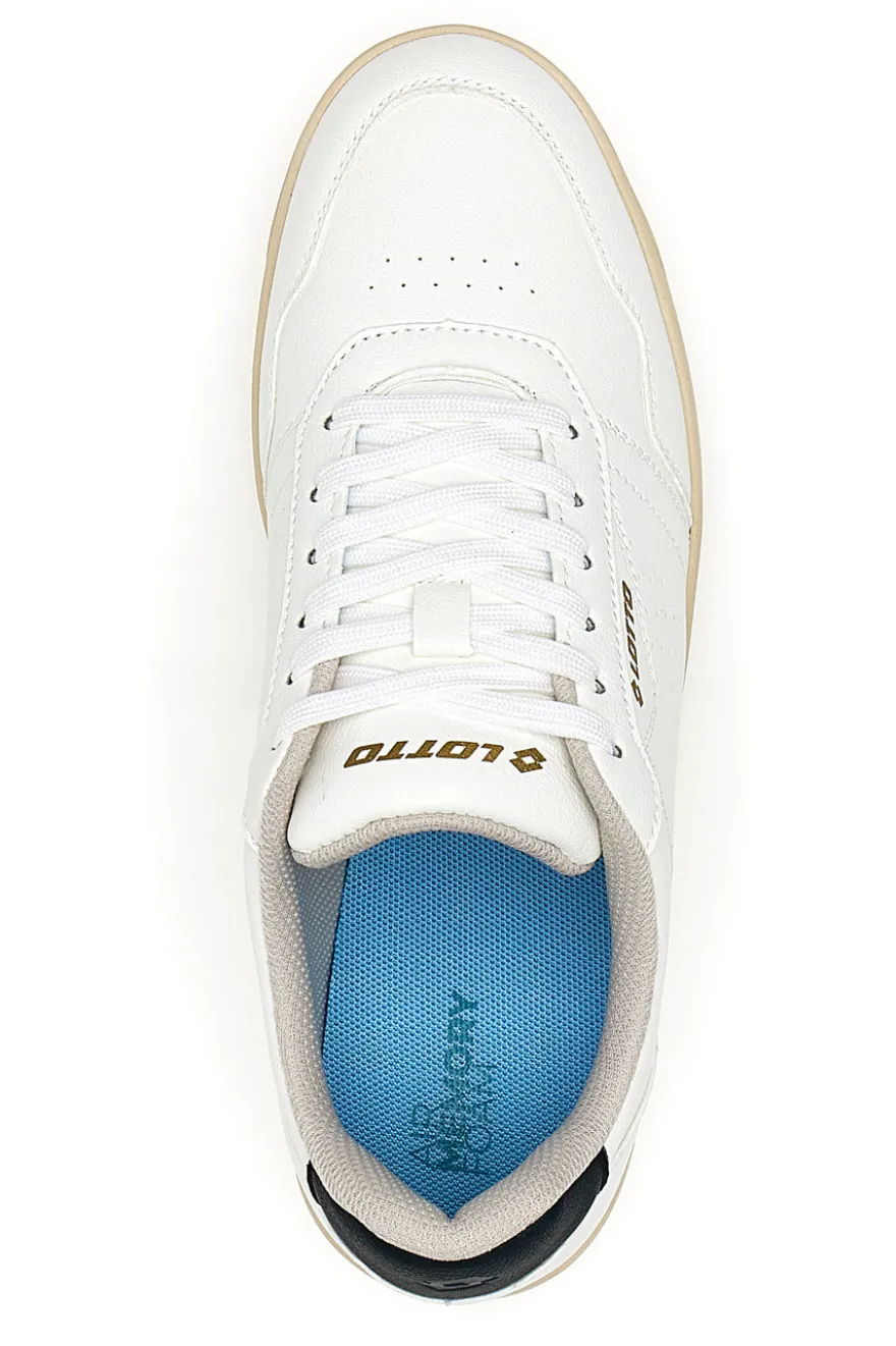 Sneakers Bianche Con Air Memory Foam Lotto Amf II Pu