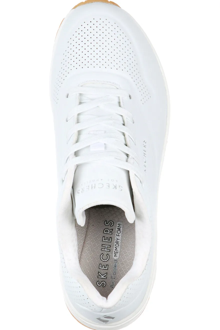 Sneakers Bianche Con Air-Cooled Memory Foam Skech-Air Skechers Uno Stand on Air