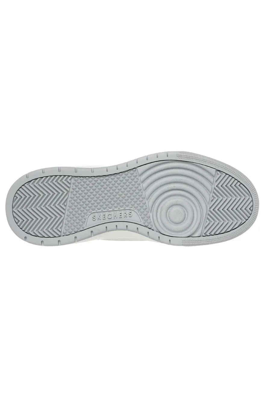 Sneakers bianche con Air-Cooled Memory Foam SKECHERS UNO COURT LOW-POST