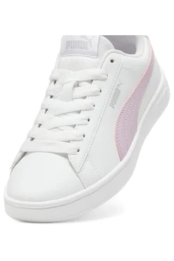 Sneakers Bianche con Banda Rosa Puma Rickie Classic JR