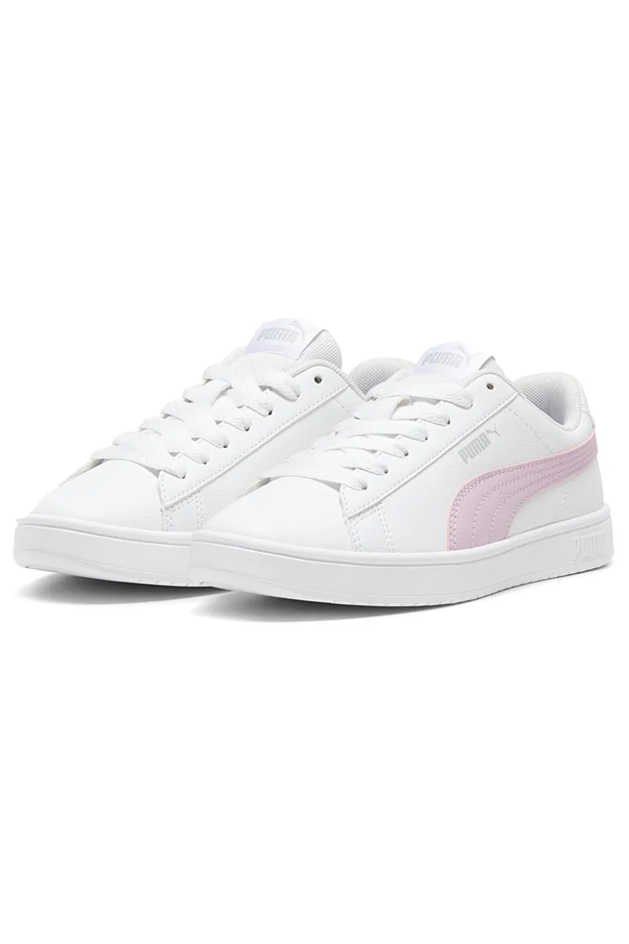 Sneakers Bianche con Banda Rosa Puma Rickie Classic JR
