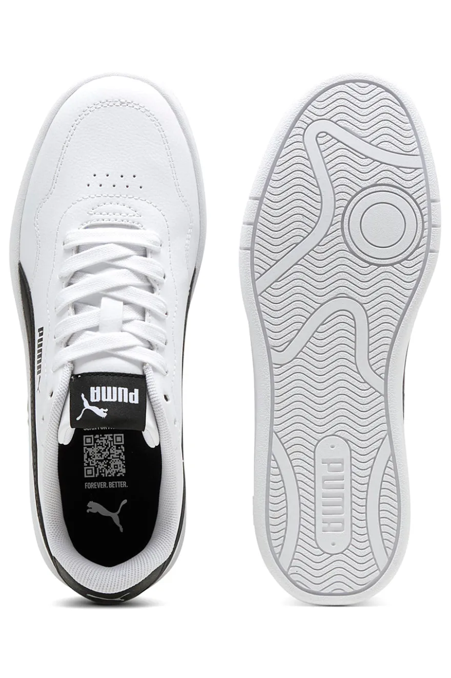 Sneakers Bianche con Bande Nere PUMA COURT LALLY JR