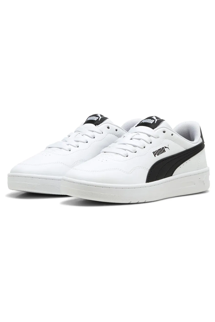 Sneakers Bianche con Bande Nere PUMA COURT LALLY JR