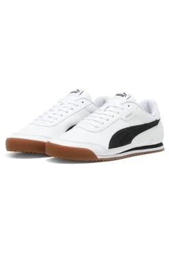 Sneakers bianche con banda nera Puma Turino II 39745202