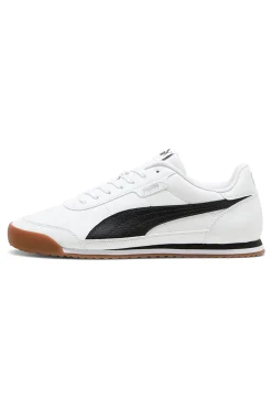 Sneakers bianche con banda nera Puma Turino II 39745202
