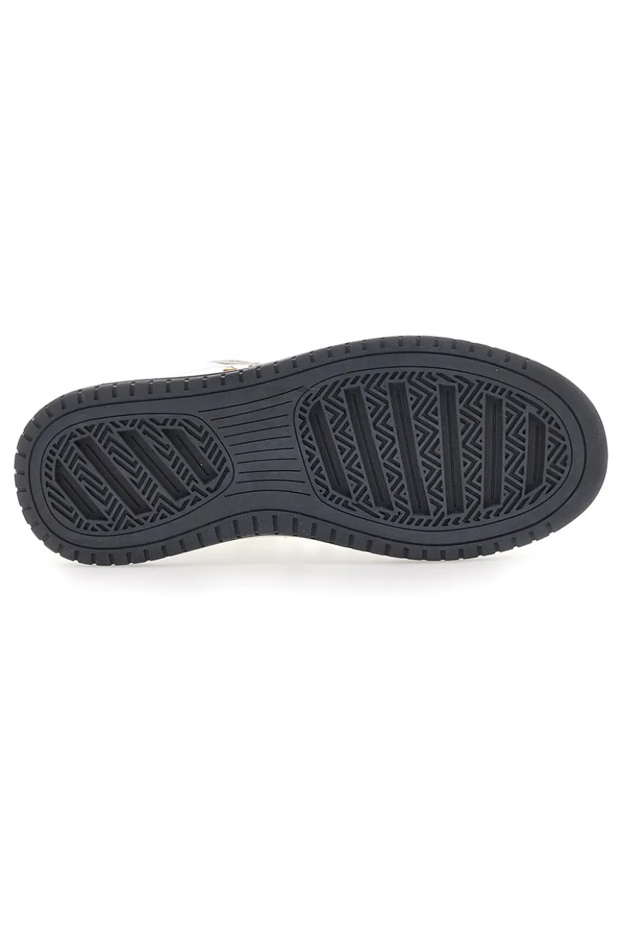 Sneakers bianche con borchie e glitter oro Burani 51771C1108