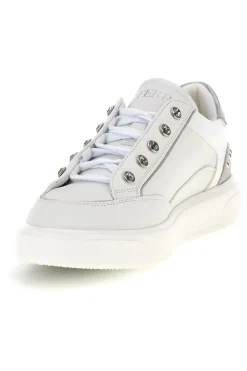 Sneakers bianche con brillantini Ferre F763