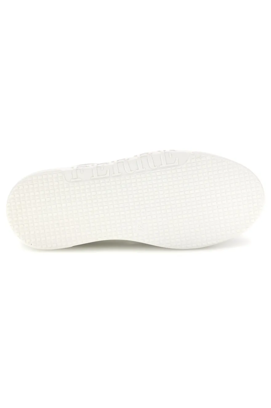 Sneakers bianche con brillantini Ferre F763