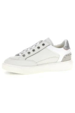 Sneakers bianche con brillantini Ferre F763