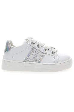 Sneakers Bianche con Cerniera Laterale LAURA BIAGIOTTI AGI7048