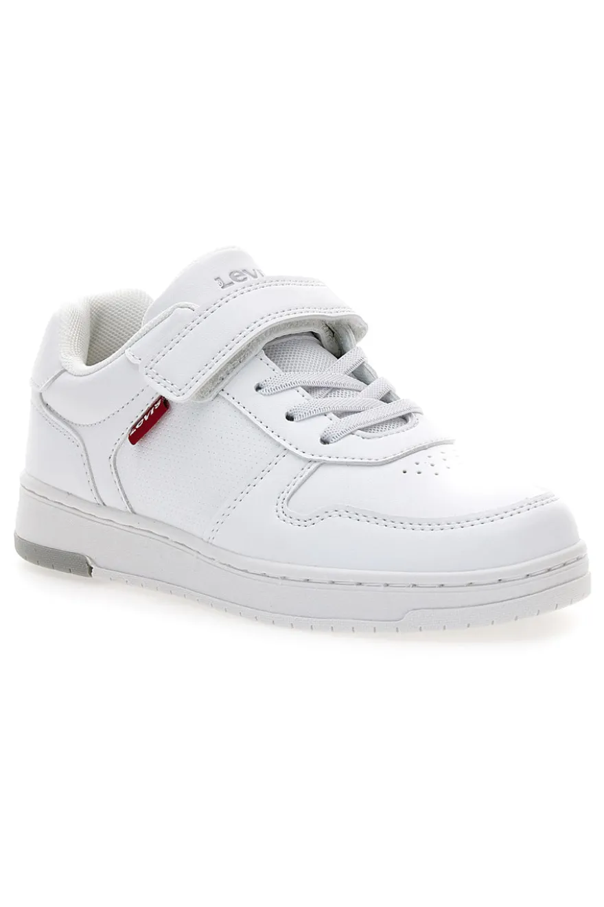 Sneakers bianche con chiusura a strappo Levi's Kick SE