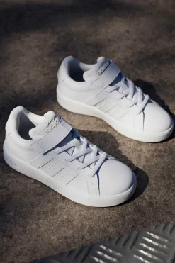 Sneakers bianche con chiusura a strappo Adidas Grand Court 3.0 El C