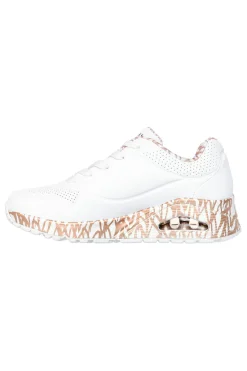 Sneakers Bianche con Cuori Colorati Skechers Street Uno – Loving Love