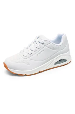 Sneakers bianche con cuscinetto ad aria e soletta memory foam Skechers UNO Stand on Air