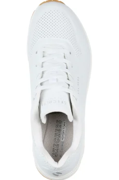 Sneakers bianche con cuscinetto ad aria e soletta memory foam Skechers UNO Stand on Air