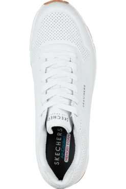 Sneakers bianche con cuscinetto ad aria e soletta memory foam Skechers UNO Stand On Air