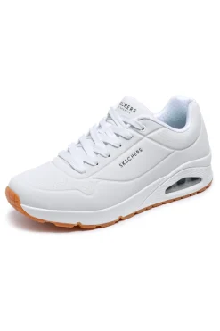 Sneakers bianche con cuscinetto ad aria e soletta memory foam Skechers UNO Stand On Air