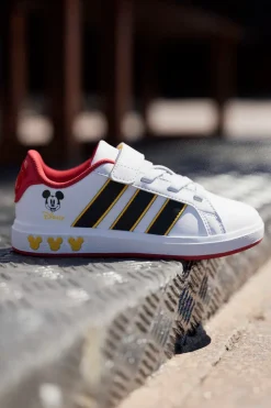 Sneakers bianche con dettagli Topolino Grand Court Mickey EL K Adidas