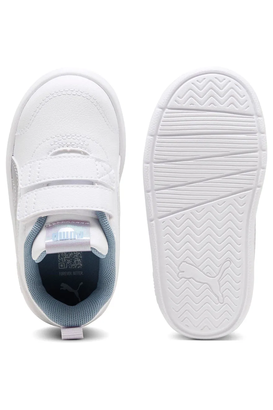 Sneakers bianche con dettagli iridescenti Puma Courtflex V3 SpaceBelle VInf
