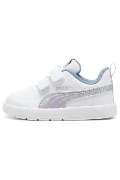 Sneakers bianche con dettagli iridescenti Puma Courtflex V3 SpaceBelle VInf
