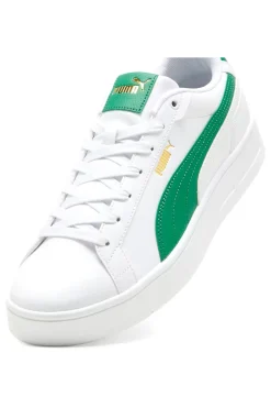 Sneakers bianche con dettagli verdi PUMA Court Classico