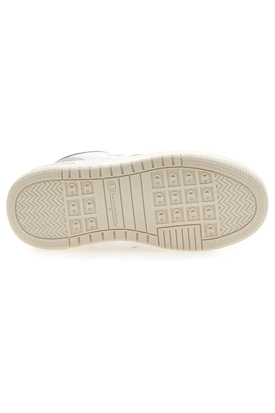 Sneakers bianche con dettagli grigi e lilla Champion Rd18 Lite Low
