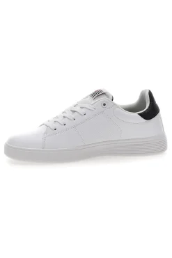 Sneakers Bianche con Dettaglio Nero COTTON BELT CBM424A54