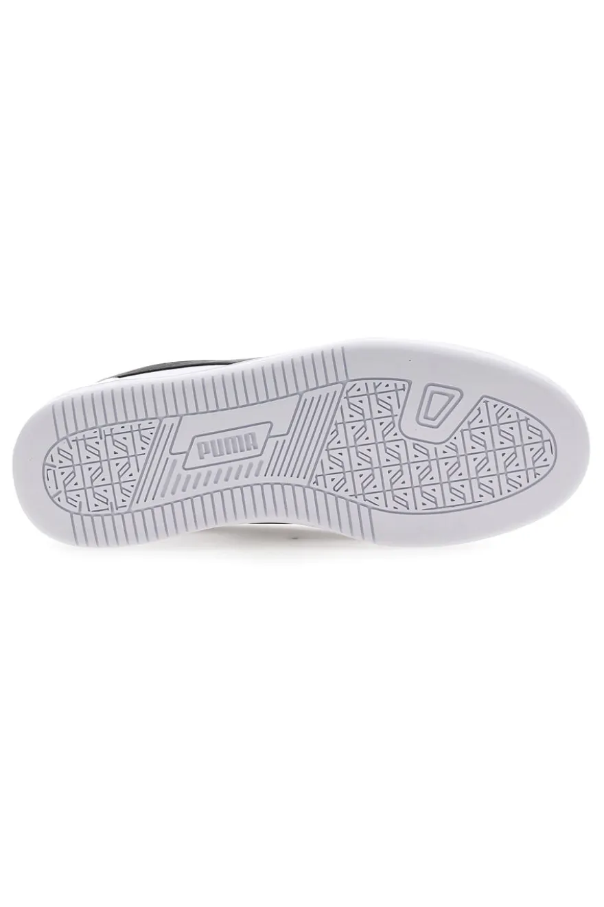 Sneakers bianche con dettagli neri e logo dorato Puma Caven 2