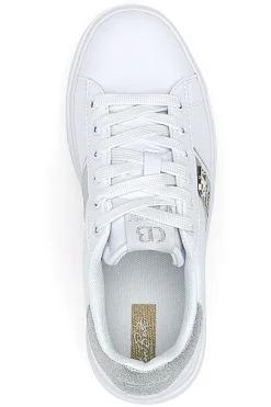 Sneakers Bianche con Dettagli Argentati COTTON BELT ANNUNZIATA LTH