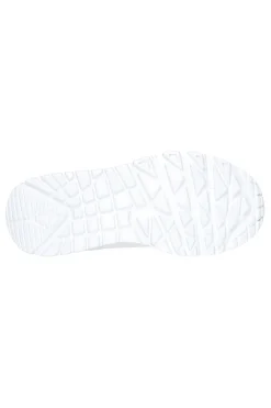 Sneakers bianche con dettagli oro Skechers Uno Lite