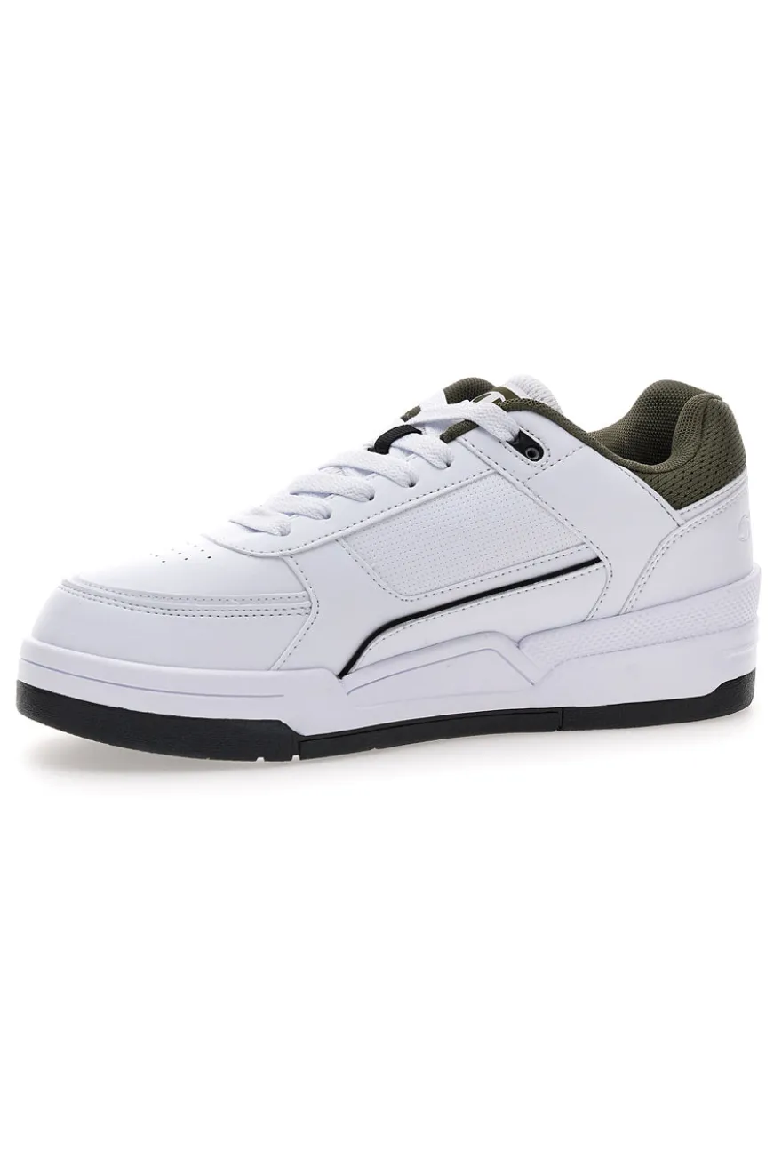Sneakers bianche con dettagli verde e nero Champion RD18 HERITAGE LOW