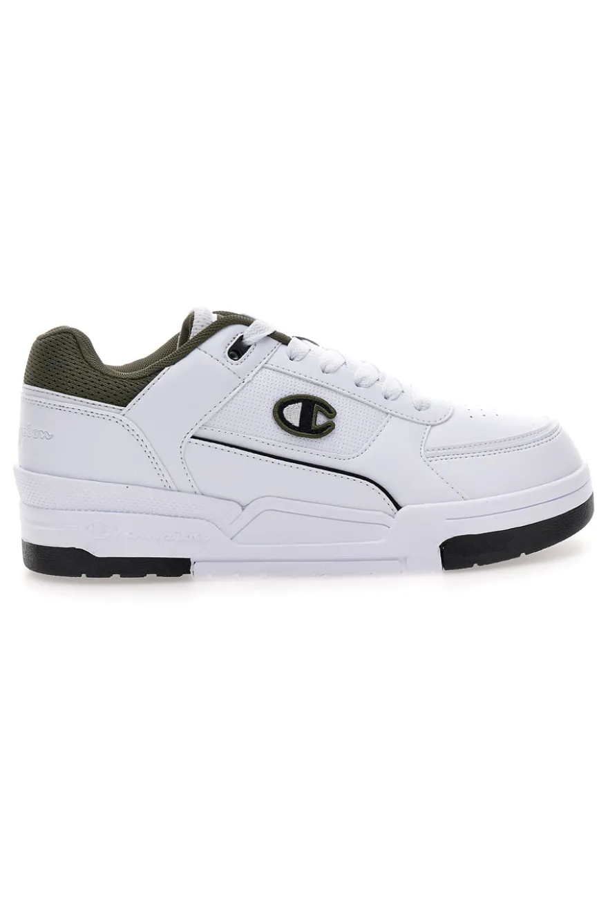 Sneakers bianche con dettagli verde e nero Champion RD18 HERITAGE LOW