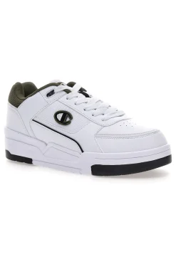 Sneakers bianche con dettagli verde e nero Champion RD18 HERITAGE LOW