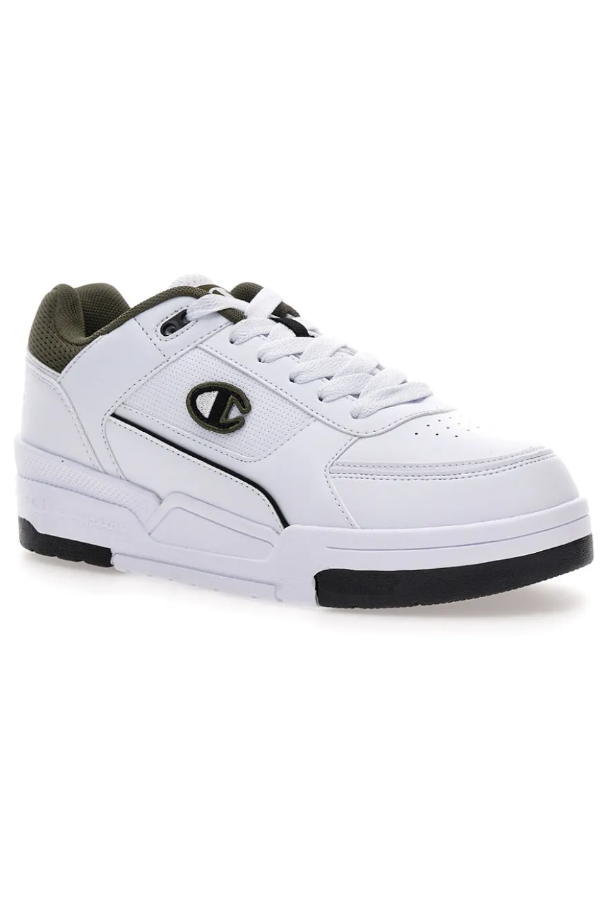 Sneakers bianche con dettagli verde e nero Champion RD18 HERITAGE LOW
