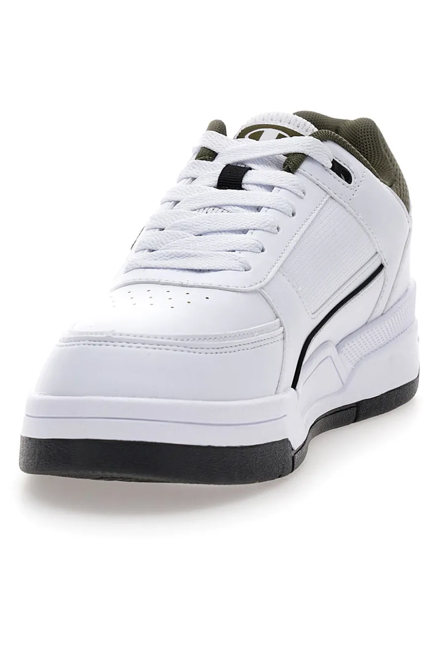 Sneakers bianche con dettagli verde e nero Champion RD18 HERITAGE LOW