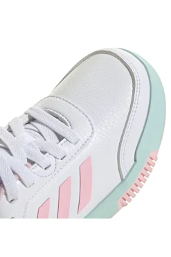 Sneakers bianche con dettagli pastello in materie sintetiche Adidas Tensaur Sport 2.0 K