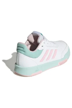 Sneakers bianche con dettagli pastello in materie sintetiche Adidas Tensaur Sport 2.0 K
