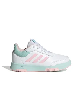 Sneakers bianche con dettagli pastello in materie sintetiche Adidas Tensaur Sport 2.0 K