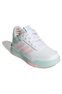 Sneakers bianche con dettagli pastello in materie sintetiche Adidas Tensaur Sport 2.0 K
